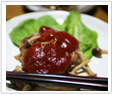 寒天入り豆腐ハンバーグ